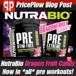 NutraBio Dragon Fruit Candy Pre Workouts