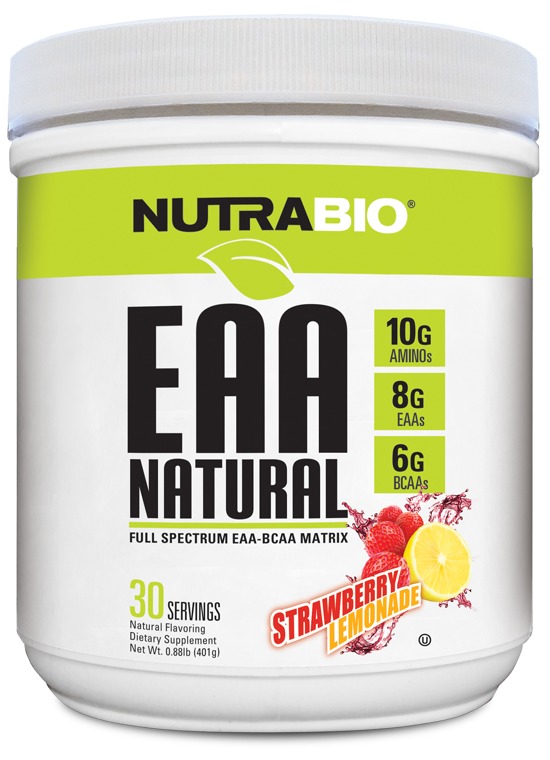 NutraBio EAA Natural Strawberry Lemonade