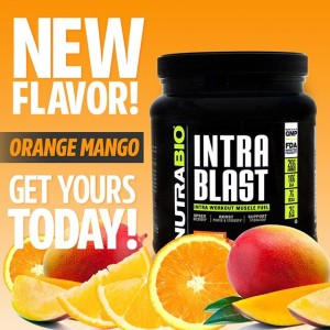 NutraBio Intra Blast Orange Mango