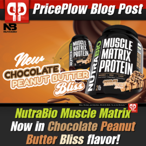 NutraBio Muscle Matrix Chocolate Peanut Butter Bliss PricePlow
