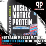 NutraBio Muscle Matrix Confetti Cake