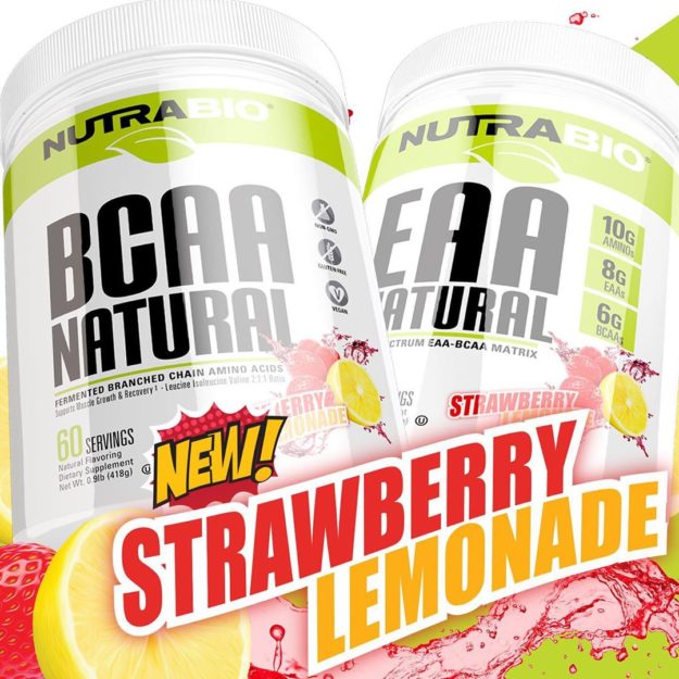 NutraBio Natural Strawberry Lemonade