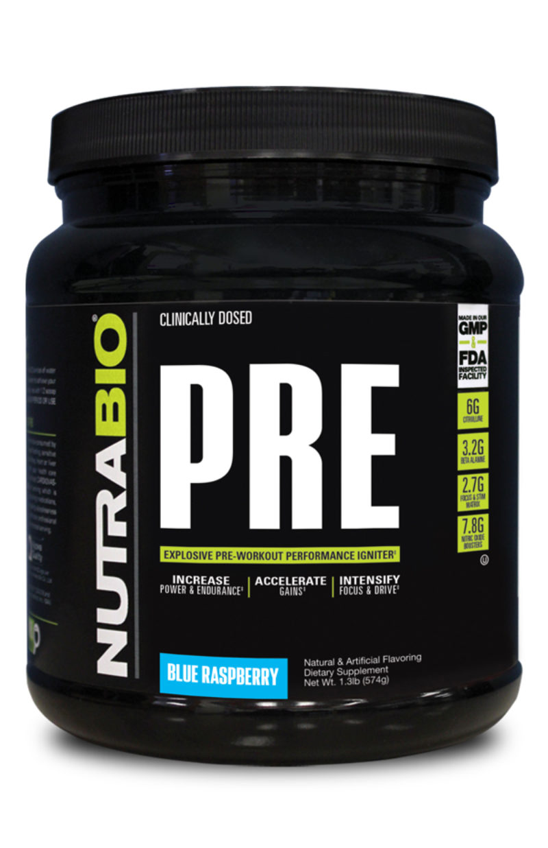 NutraBio PRE Our TopRated Pre Workout Supplement