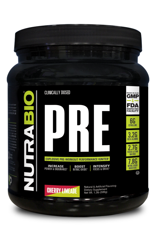 NutraBio Pre Workout with Betaine
