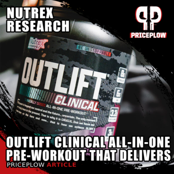 Nutrex Outlift Clinical: Pre-Workout Backed By Science