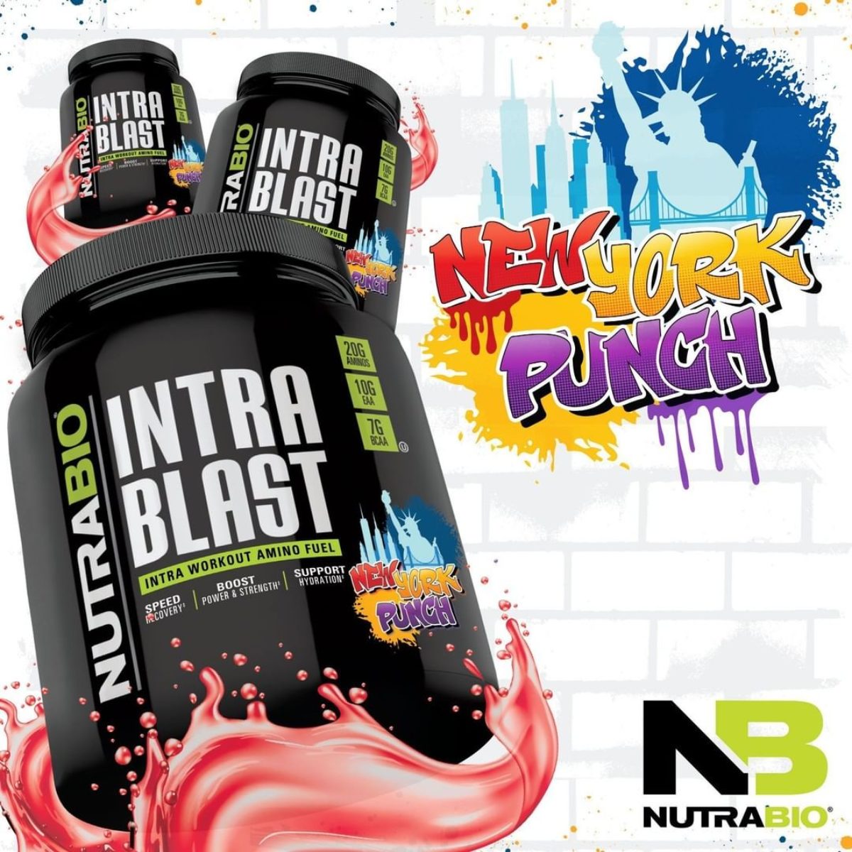 NutraBio Intra Blast New York Punch – The BEST Flavor – Goes