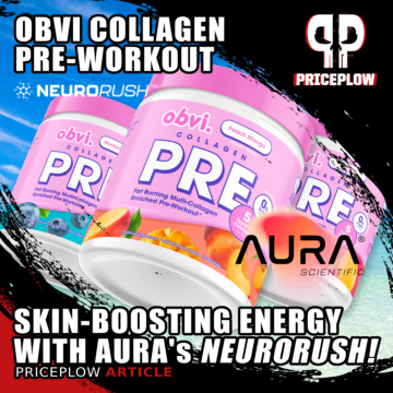 Obvi Collagen Pre: A Skin-Protecting Pre-Workout Supplement with NeuroRush!