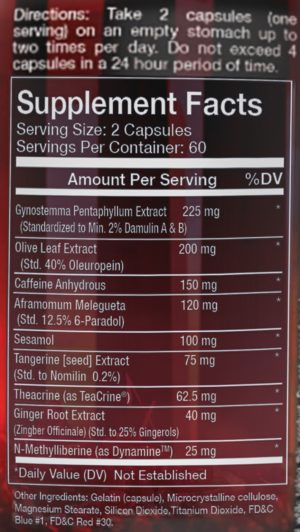 Olympus Labs Ignit3 New Formula Ingredients