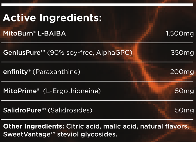 OnSwitch Ingredients