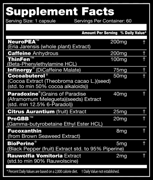 OxyMax: Performax Labs MAX Strength Fat Burner in ONE Capsule