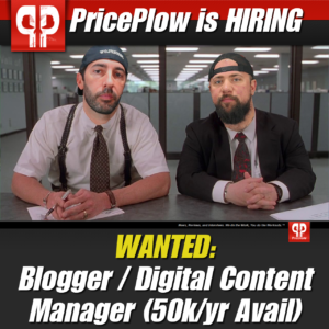 PricePlow is HIRING a Digital Content Manager / Researcher / Writer / Blogger!