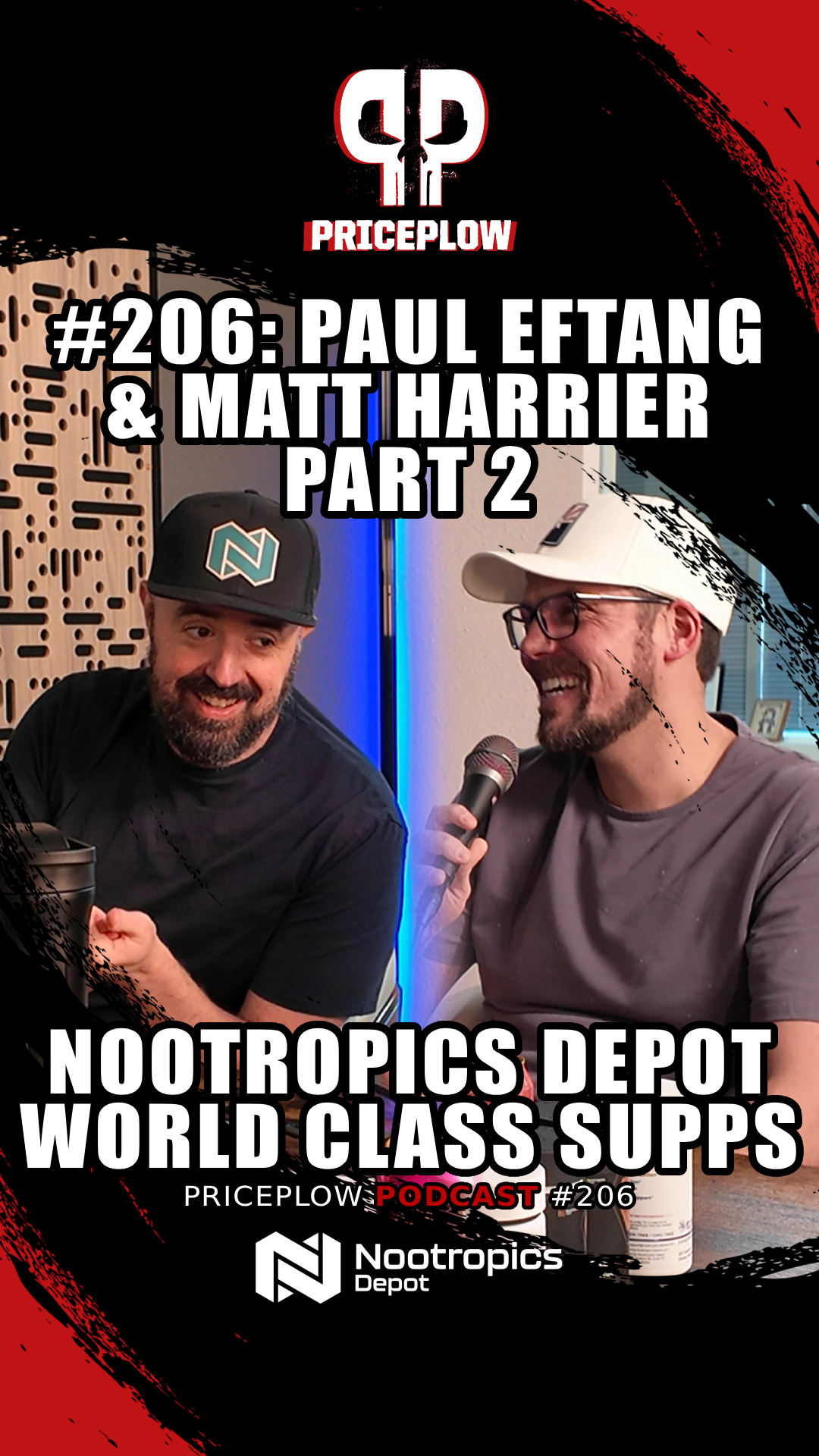 Paul Eftang and Matt Harrier of Nootropics Depot discuss ingredient standardization and supplement quality on PricePlow Podcast Episode 206