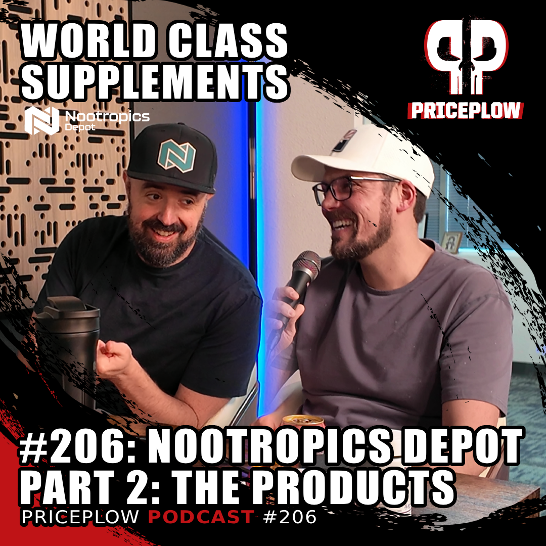 Paul Eftang and Matt Harrier of Nootropics Depot discuss ingredient standardization and supplement quality on PricePlow Podcast Episode 206