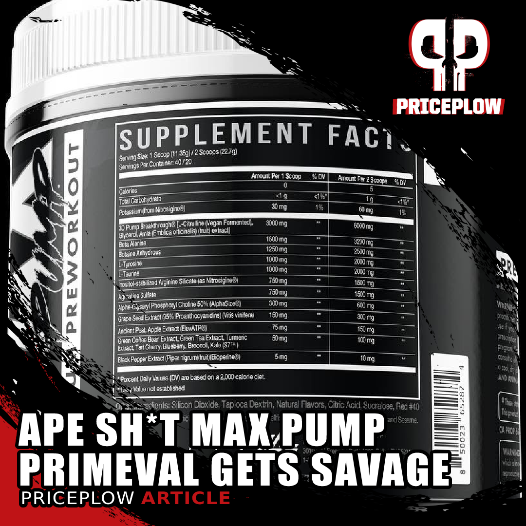 Primeval Labs Ape Sh*t MAX Pump