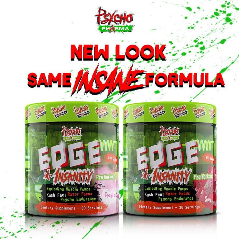 Psycho Pharma Edge of Insanity The Heavy Metal of Pre Workouts