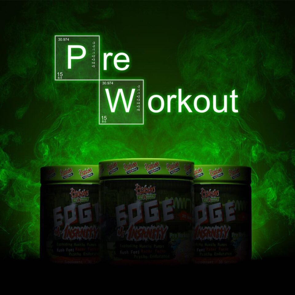Psycho Pharma Edge of Insanity The Heavy Metal of Pre Workouts