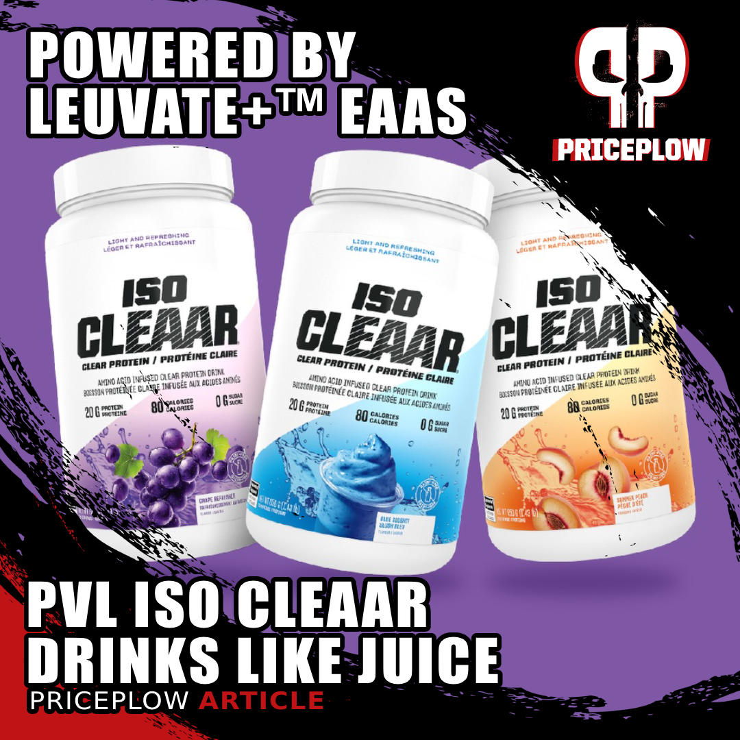 PVL ISO CLEAAR: A Clear Protein Drink Built Around LEUVATE+™