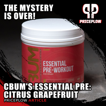 CBum Essential Pre: Mystery Flavor Revealed to Be Citrus Grapefruit!