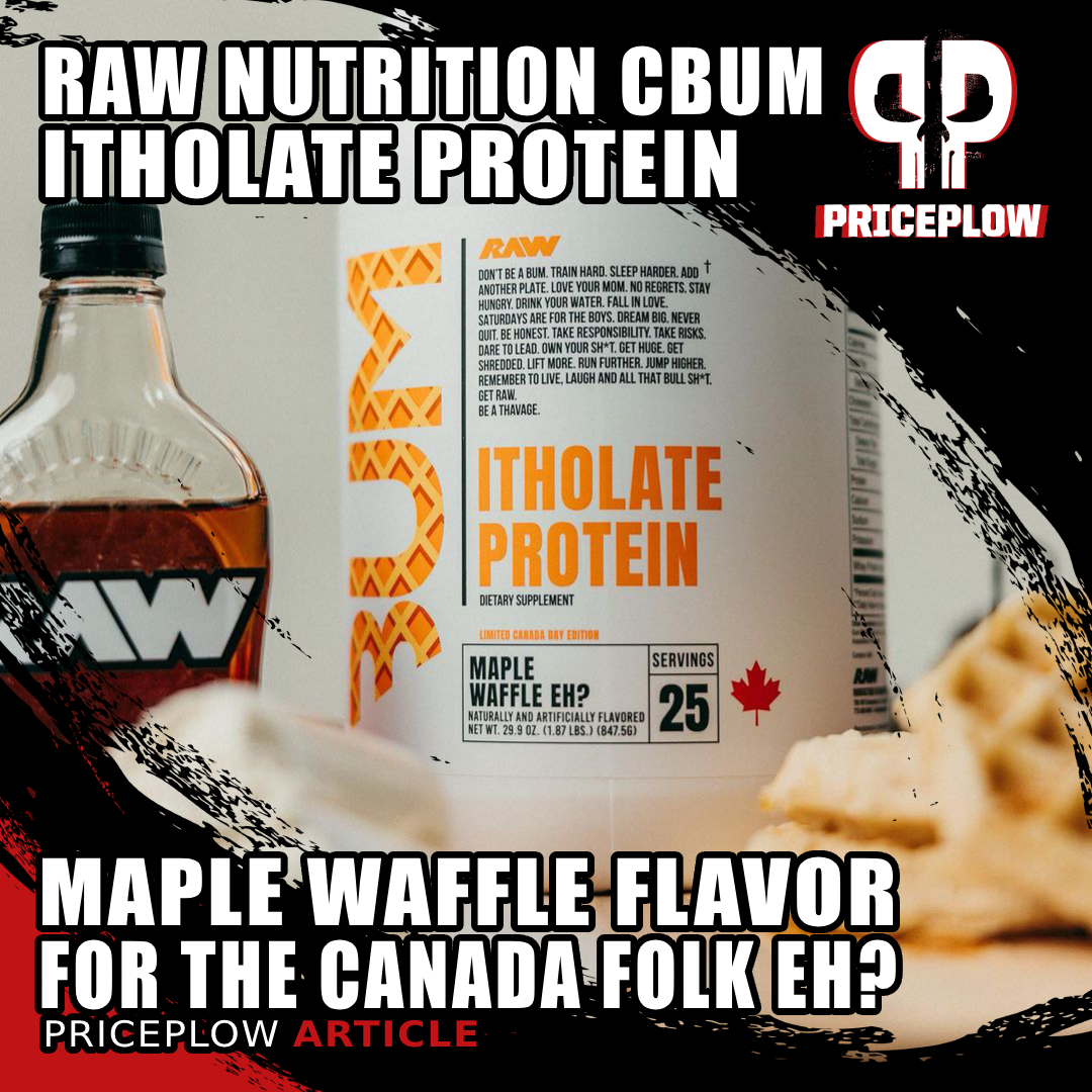 RAW Nutrition CBUM Itholate Protein Maple Waffle, Eh?