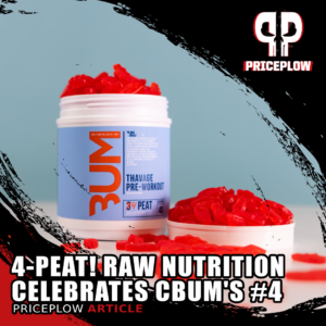 4 PEAT! CBUM’s Thavage Pre-Workout Racks Up Another Victory