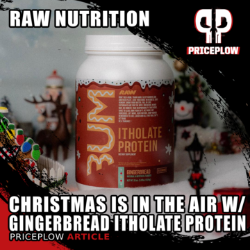 RAW Nutrition Gingerbread Itholate for a CBum Christmas Treat