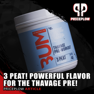 3 PEAT! CBUM’s Bold New Thavage Pre Workout Flavor at Raw Nutrition