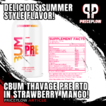 CBUM Thavage Pre-Workout Peach Bum to Shut Summer Down