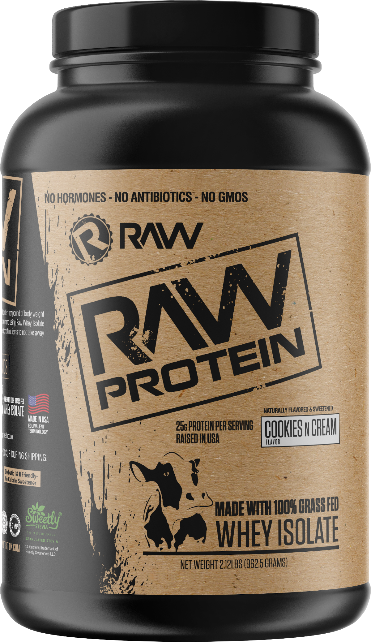 Raw Nutrition Whey Protein Isolate Cookies 'n Cream
