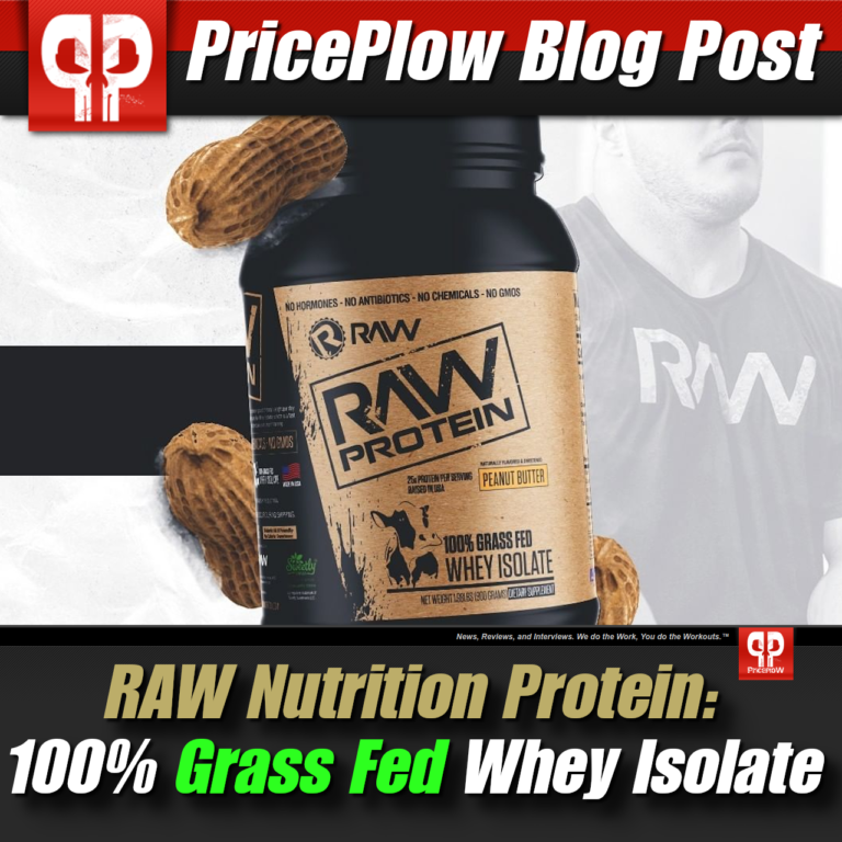 Raw Nutrition Protein 100 Grass Fed Whey Isolate and Naturally Sweetened!