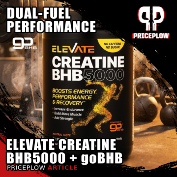 Elevate Creatine BHB5000: Dual-Fuel Performance with 5g Creatine + 5g goBHB Ketones