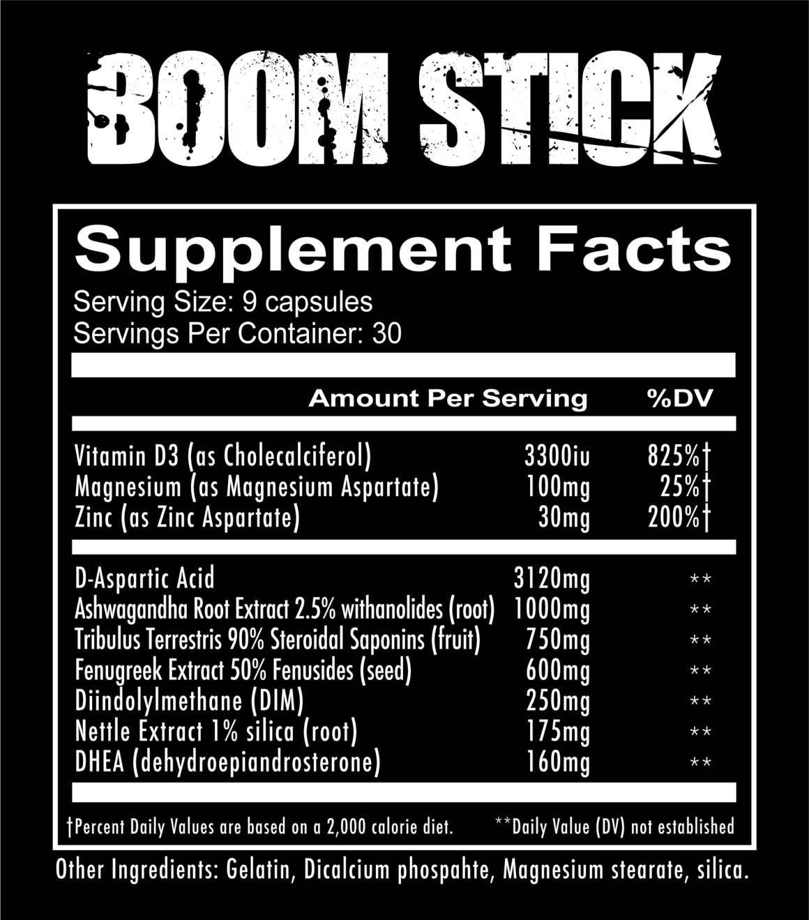 RedCon1 Boom Stick Ingredients