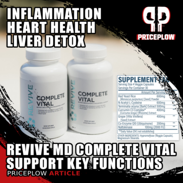 Revive MD Complete Vital: Support Heart Health and Detoxification