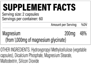 A Grasp Class in Magnesium &amp; Glycine