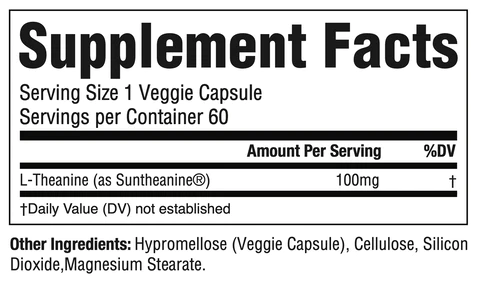 Revive MD Suntheanine Ingredients