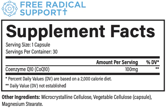 Revive MD Vita Pack Free Radical Support Ingredients