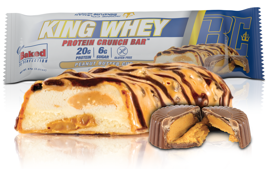 Ronnie Coleman King Whey Crunch Protein Bar Peanut Butter Cup