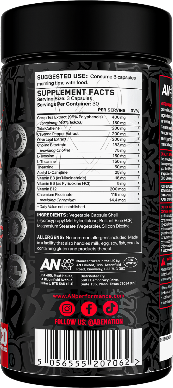 AN USA Shred-X: Kick Off 2025 with Applied Nutrition's Fat Burning ...