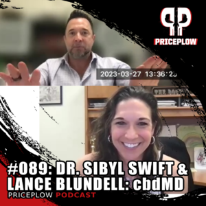 Sibyl Swift and Lance Blundell of cbdMD on the PricePlow Podcast