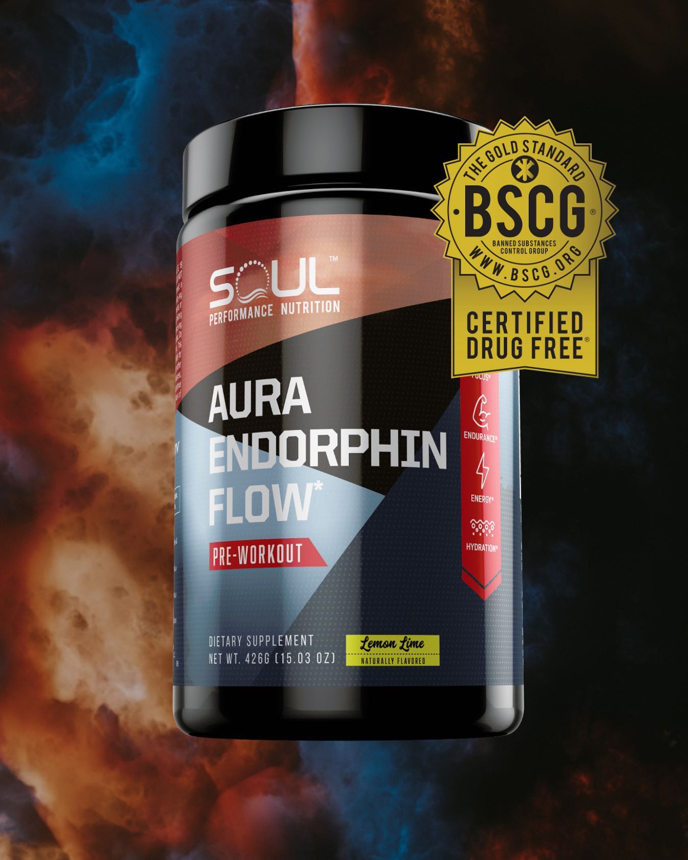 Soul Performance Nutrition Aura Endorphin Flow BSCG Certification