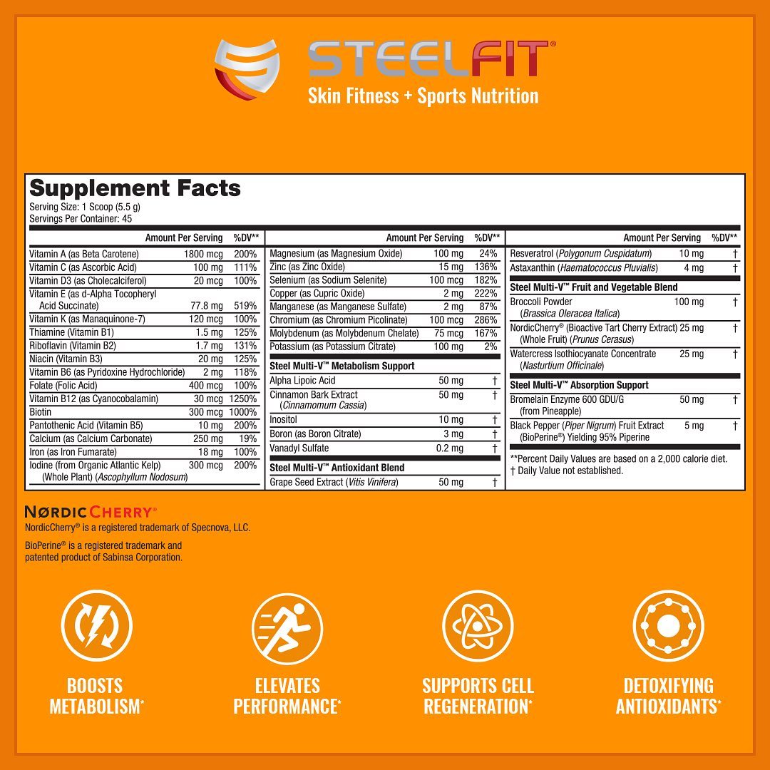 SteelFit Steel Multi-V Label