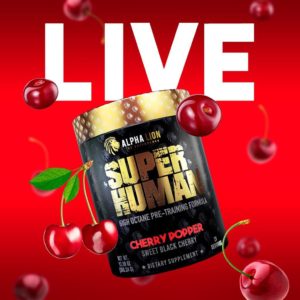 SuperHuman Pre Workout Cherry Popper