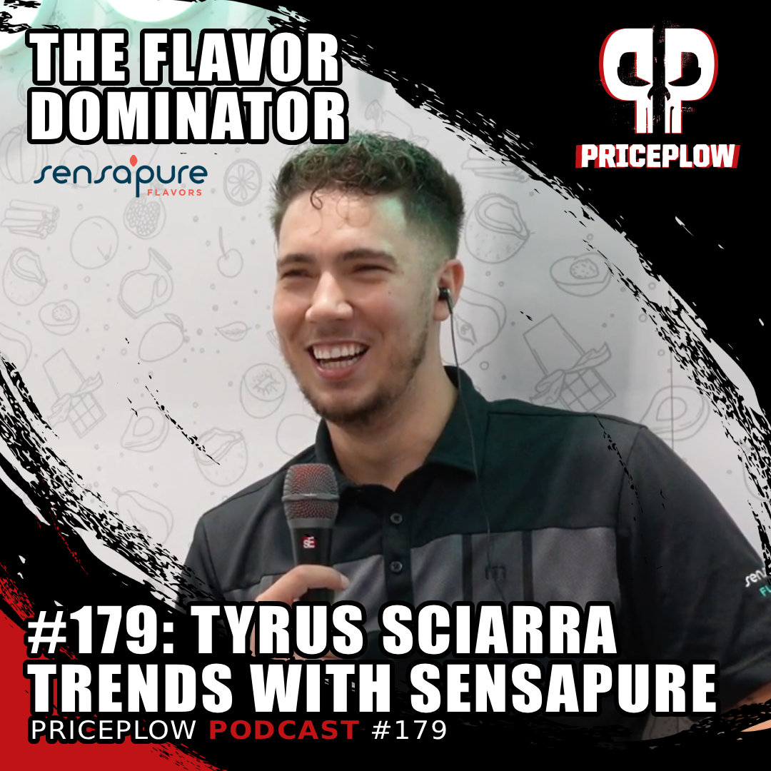 Tyrus Sciarra Sensapure Flavors PricePlow Podcast Episode 179 IFT First 2025 flavor science natural artificial sweeteners