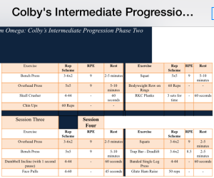 Ultimate-T Review Colby's Training Progression