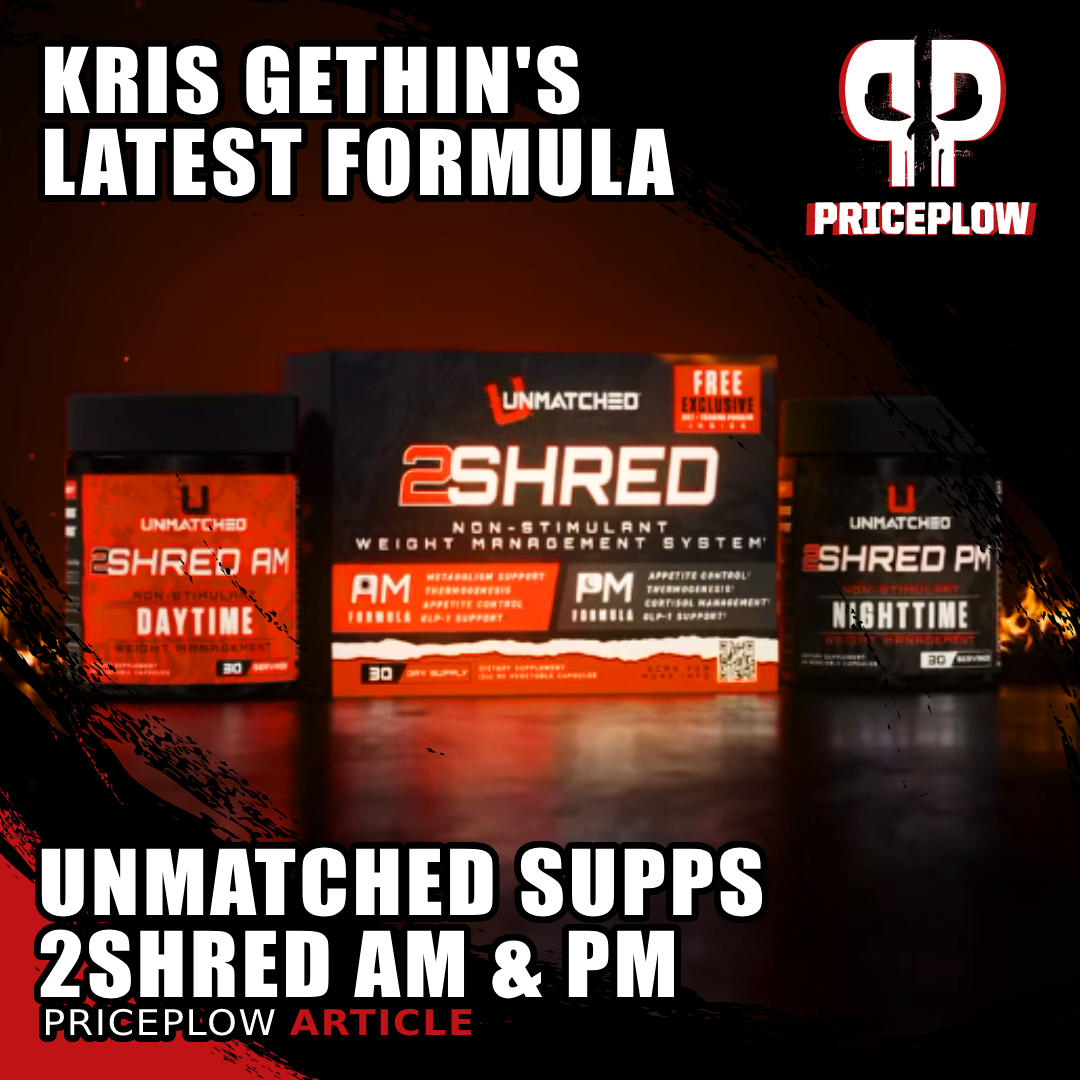 Unmatched Supps 2SHRED AM & PM: Kris Gethin's 24-Hour Weight Management System