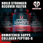 Unmatched Supps Collagen Peptide-6: Advanced Multi-Source Collagen for Men's Longevity and Performance