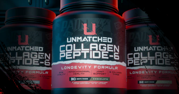 Unmatched Supps Collagen Peptide-6: Advanced Multi-Source Collagen for Men's Longevity and Performance