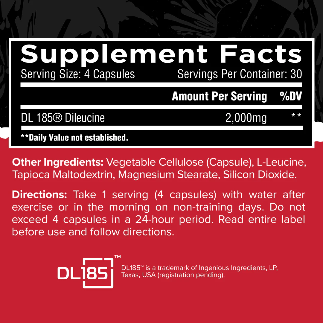 Unmatched Supps Dileucine Ingredients