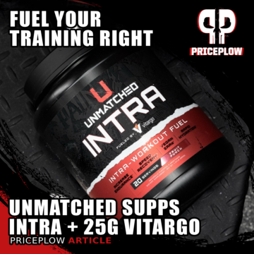 Unmatched Supps INTRA: Kris Gethin's Advanced Intra-Workout Formula with 25g Vitargo
