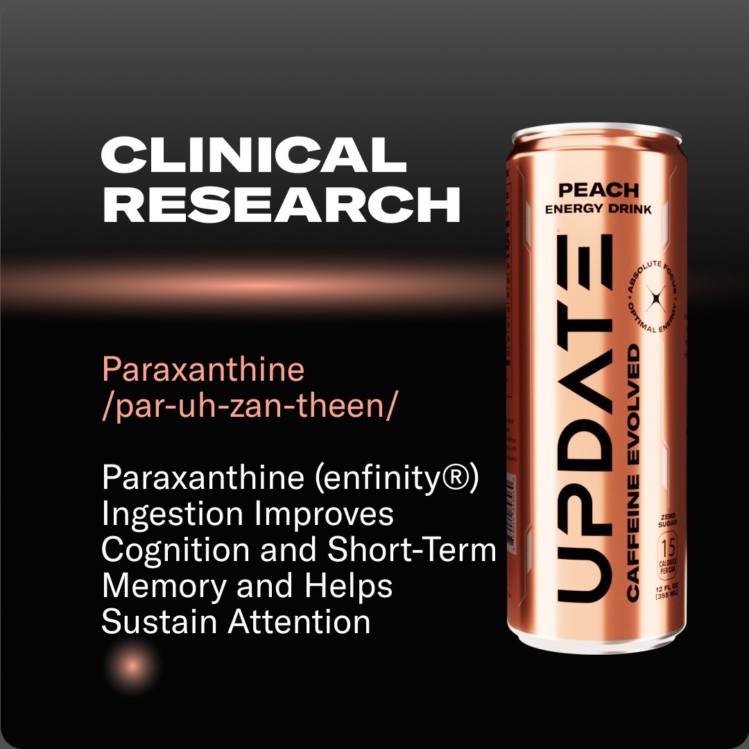 Update Energy Drink: Clinical Research