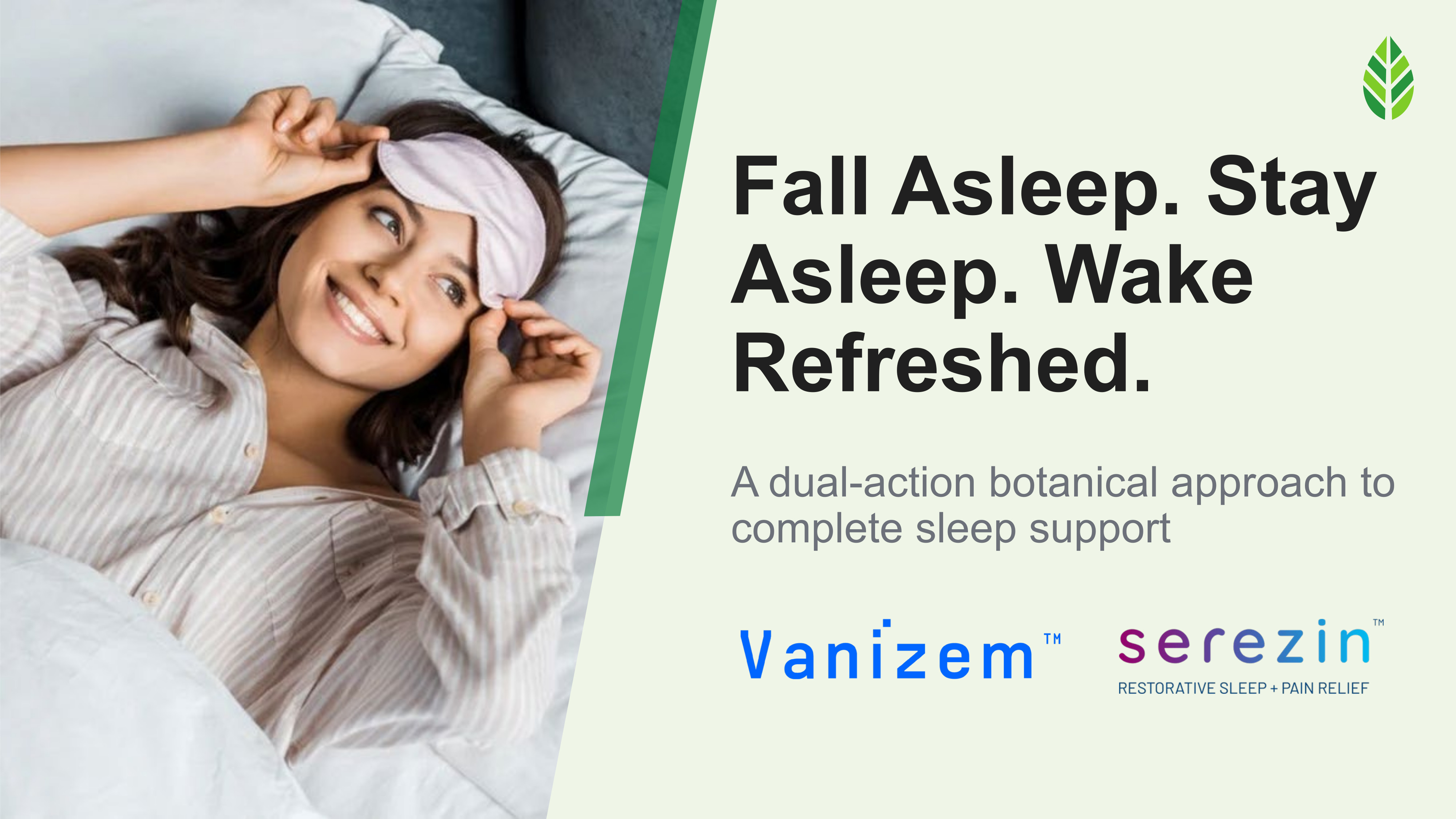 Vanizem and Serezin Dual-Action Sleep Support